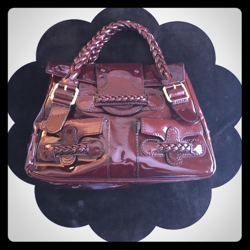 **SOLD** Valentino Histoire Burgundy Handbag